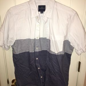 American Eagle short sleeve button up